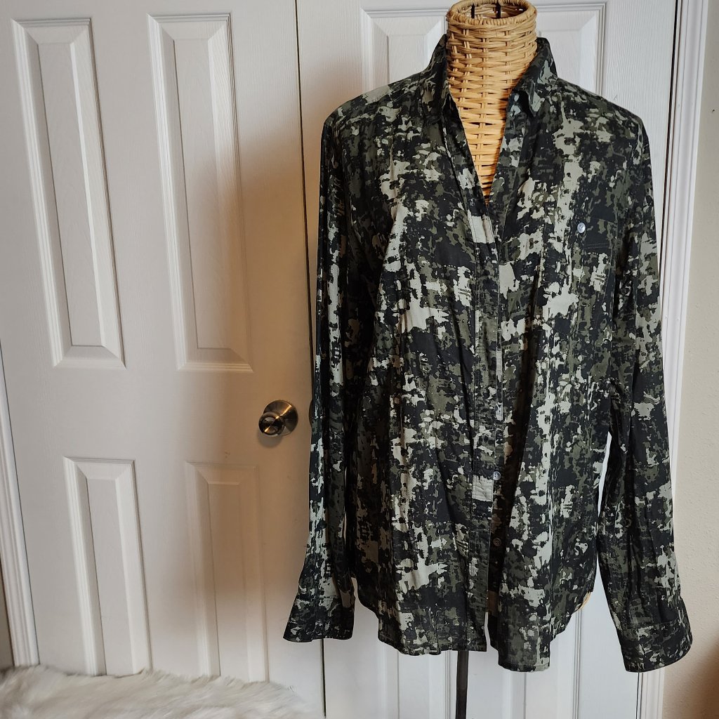 Jag Rayon Button Down